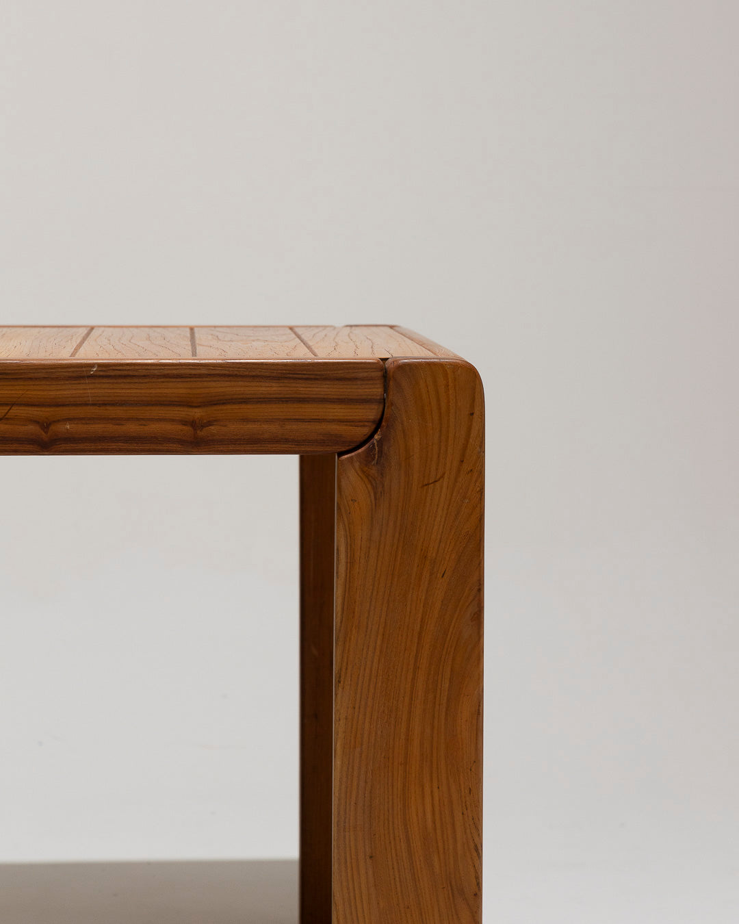 ELM EXTENDING TABLE, MAISON REGAIN, 1970s