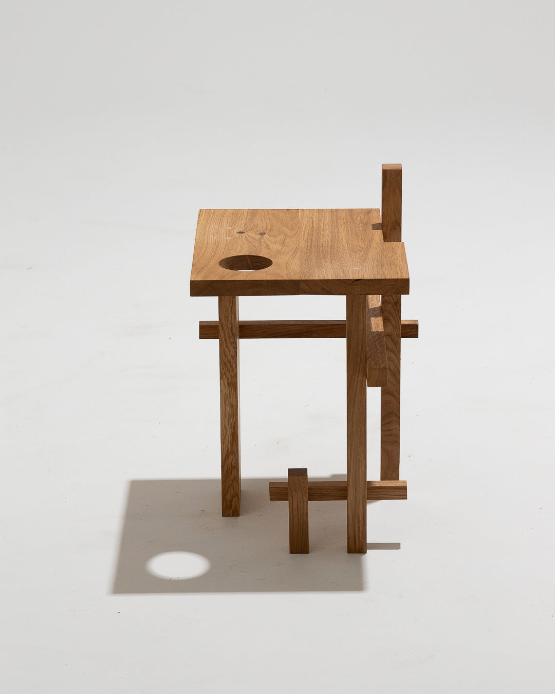 TABOURET "S1-1" EN CHÊNE