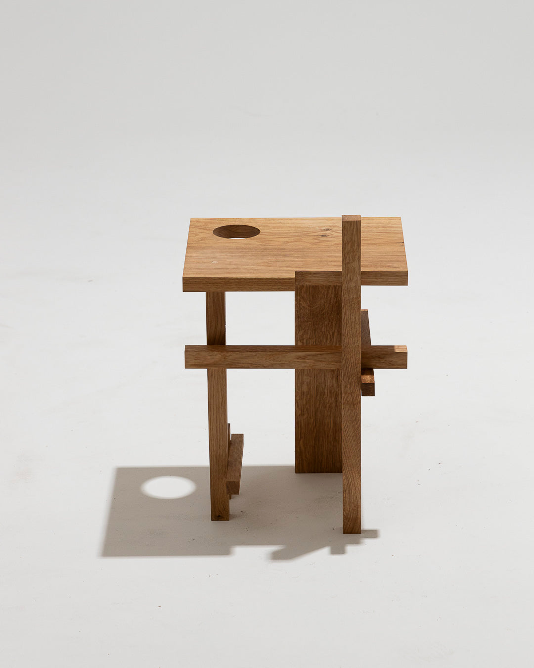 TABOURET "S1-1" EN CHÊNE