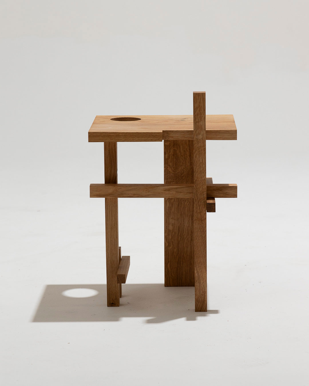 TABOURET "S1-1" EN CHÊNE