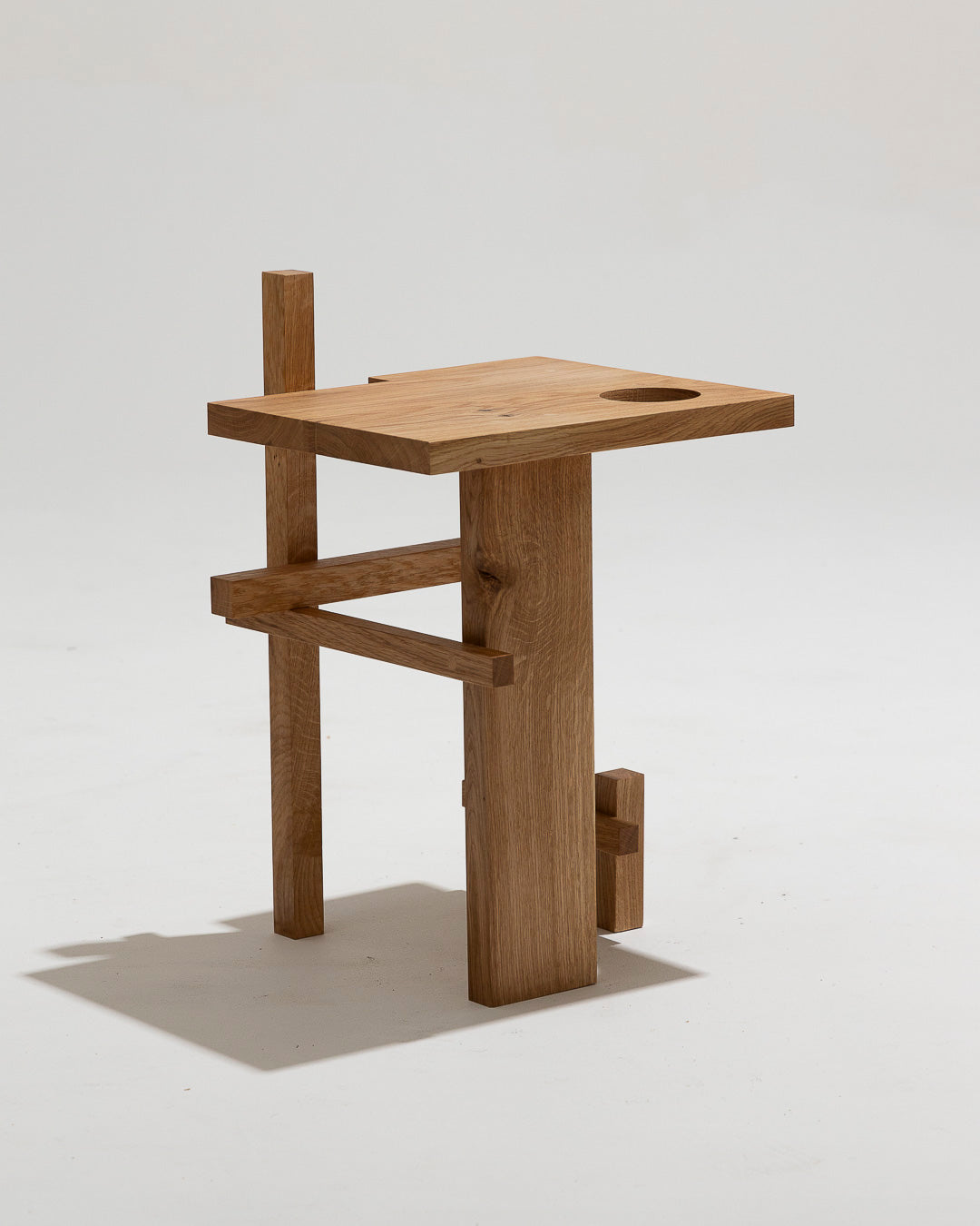 TABOURET "S1-1" EN CHÊNE