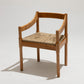 CHAISE EN PAILLE ET BOIS, VICO MAGISTRETTI, CASSINA, 1960s