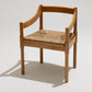 CHAISE EN PAILLE ET BOIS, VICO MAGISTRETTI, CASSINA, 1960s