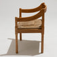 CHAISE EN PAILLE ET BOIS, VICO MAGISTRETTI, CASSINA, 1960s