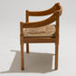 PAIRE DE CHAISES EN PAILLE ET BOIS, VICO MAGISTRETTI, CASSINA, 1960s