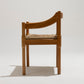 CHAISE EN PAILLE ET BOIS, VICO MAGISTRETTI, CASSINA, 1960s