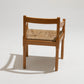 PAIRE DE CHAISES EN PAILLE ET BOIS, VICO MAGISTRETTI, CASSINA, 1960s