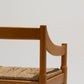 CHAISE EN PAILLE ET BOIS, VICO MAGISTRETTI, CASSINA, 1960s