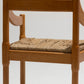 PAIRE DE CHAISES EN PAILLE ET BOIS, VICO MAGISTRETTI, CASSINA, 1960s