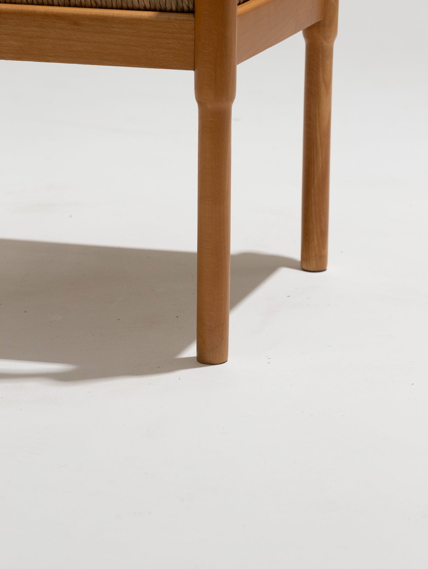 CHAISE EN PAILLE ET BOIS, VICO MAGISTRETTI, CASSINA, 1960s