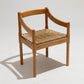 CHAISE EN PAILLE ET BOIS, VICO MAGISTRETTI, CASSINA, 1960s