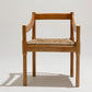 CHAISE EN PAILLE ET BOIS, VICO MAGISTRETTI, CASSINA, 1960s