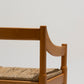 SET DE 4 CHAISES EN PAILLE ET BOIS, VICO MAGISTRETTI, CASSINA, 1960s