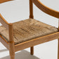 WITHOUT PRICE / SET OF 6 STRAW AND WOOD CHAIRS, VICO MAGISTRETTI, CASSINA, 1960s 