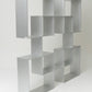 PRICELESS / PLATED ALUMINUM BOOKCASE, 1970s