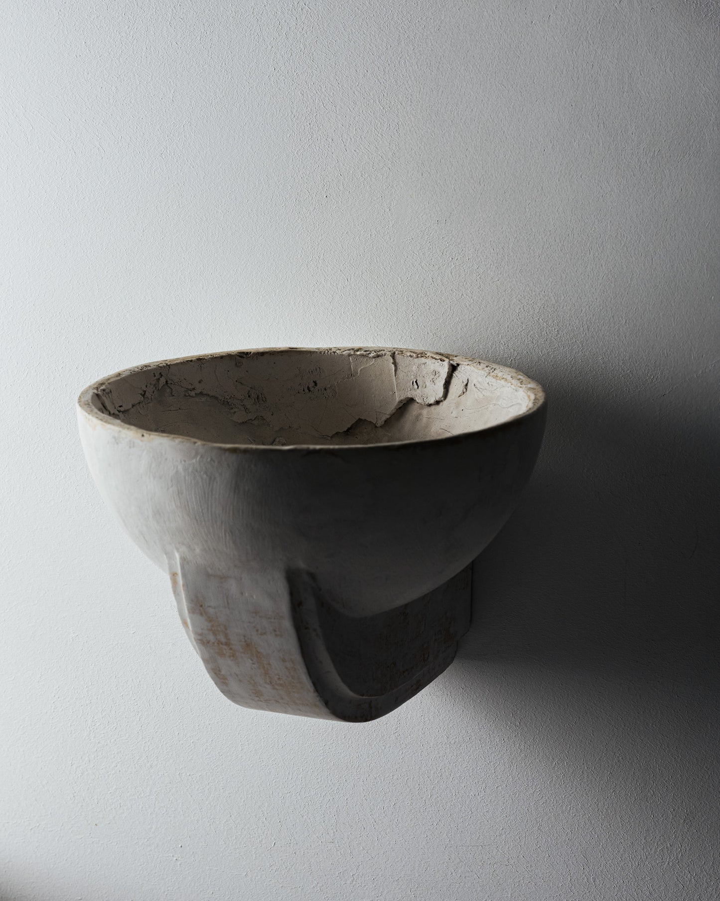 PAIR OF PLASTER WALL SCONCES, 1940s