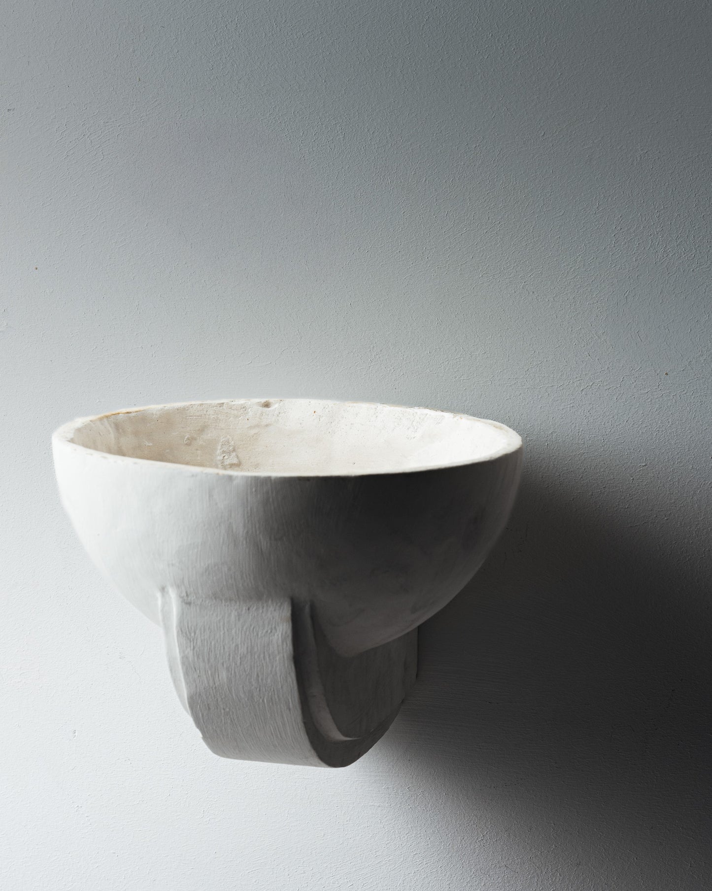 PAIR OF PLASTER WALL SCONCES, 1940s