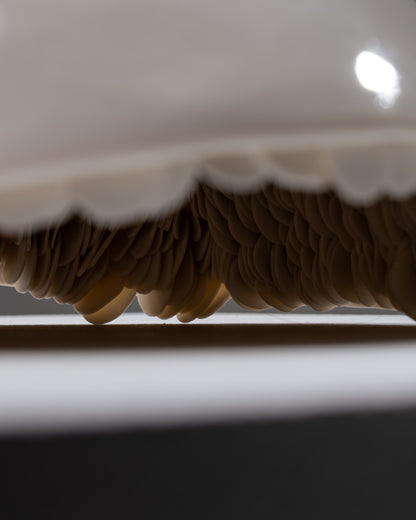 Italian porcelain dish, Sylvia Granata, 2019