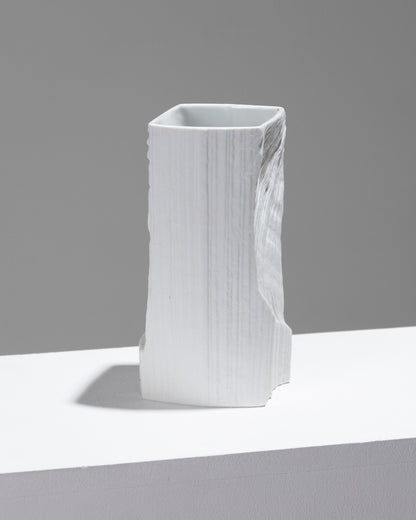 TEXTURED PORCELAIN VASE, MARTIN FREYER, 1980s