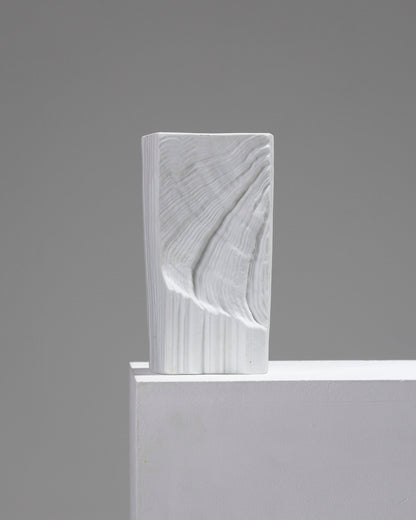 TEXTURED PORCELAIN VASE, MARTIN FREYER, 1980s