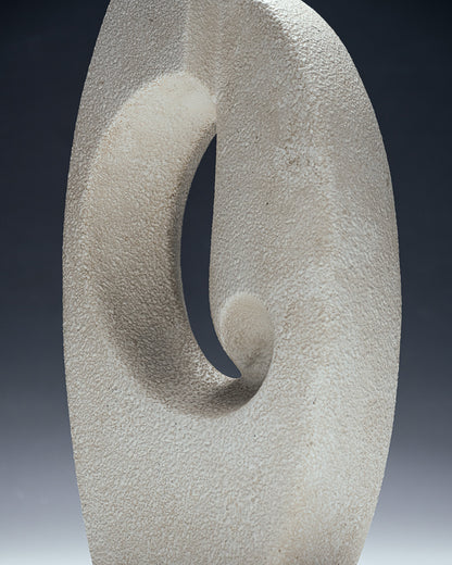 VASE EN FAÏENCE MOULÉE, ROBERTO RIGON, 1960s