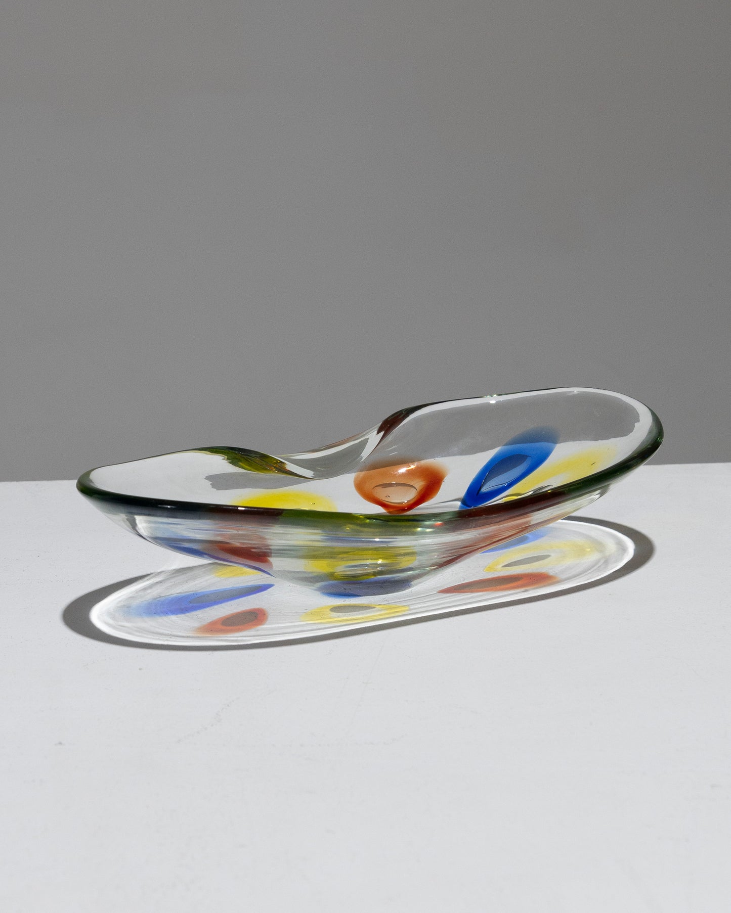 COUPE ALLONGÉE EN VERRE DE MURANO, 1950s