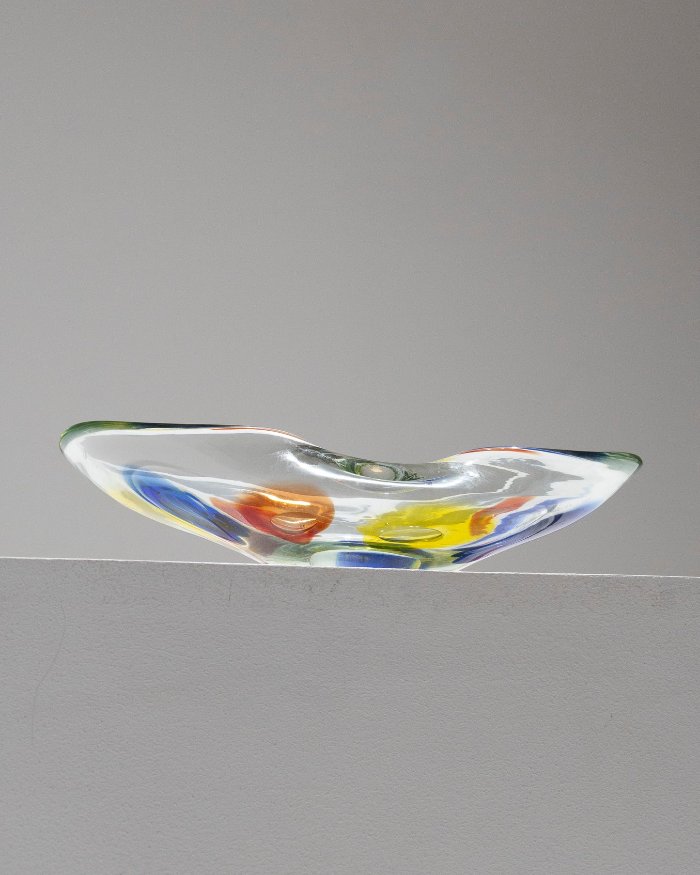 COUPE ALLONGÉE EN VERRE DE MURANO, 1950s