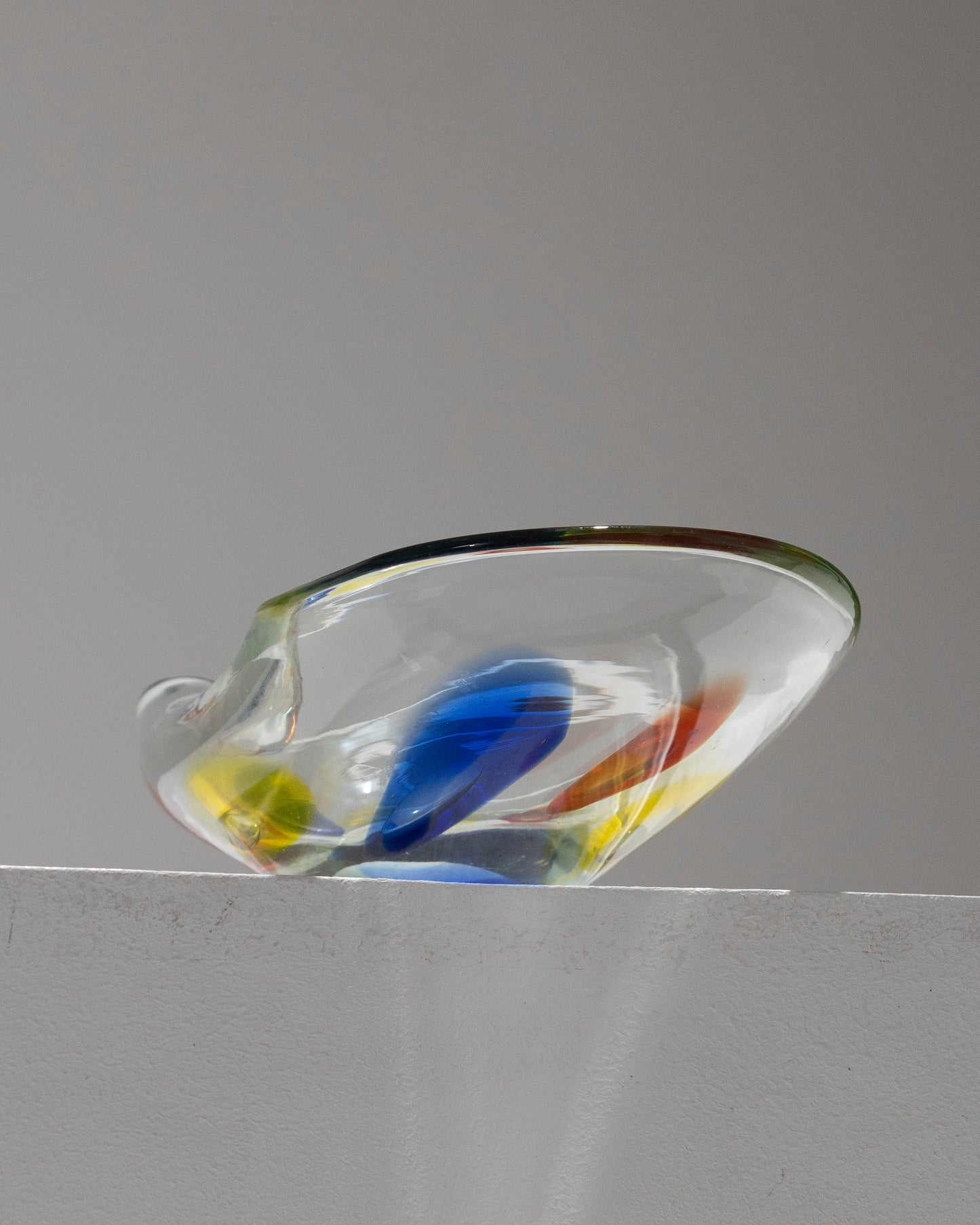 COUPE ALLONGÉE EN VERRE DE MURANO, 1950s