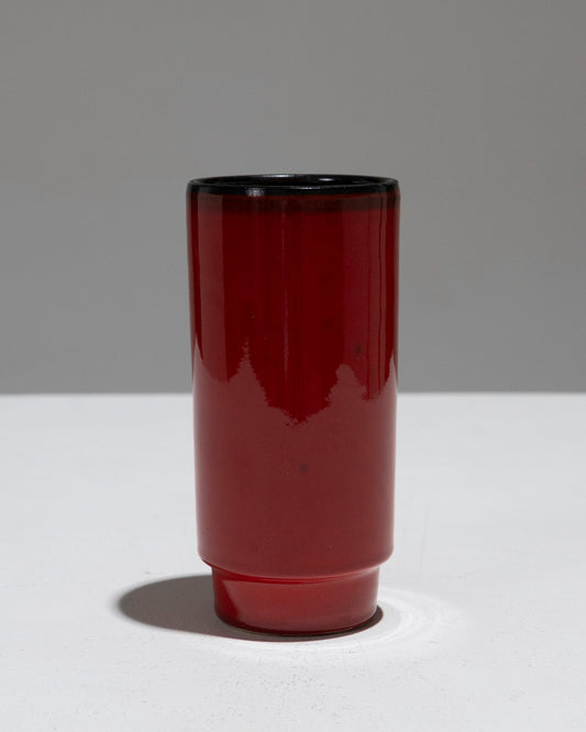 VASE CYLINDRIQUE EN CÉRAMIQUE, 1960s