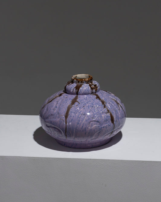 PETIT VASE BOULE EN CÉRAMIQUE, 1940s