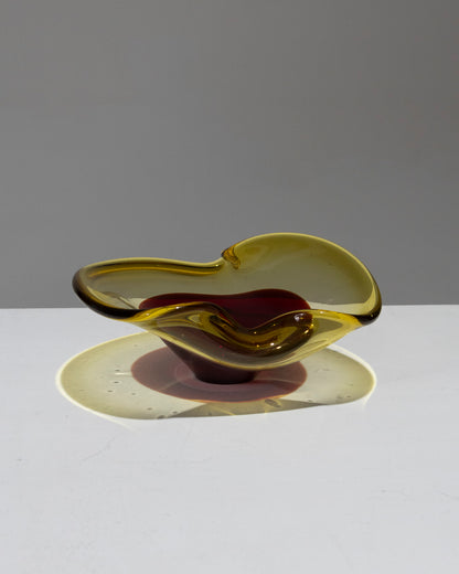 COUPE DE FORME LIBRE EN VERRE DE MURANO, 1950s