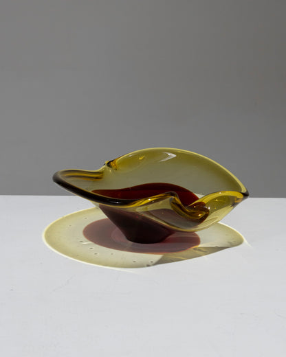 COUPE DE FORME LIBRE EN VERRE DE MURANO, 1950s