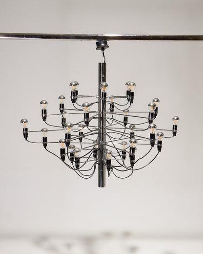 SUSPENSION '2097' EN MÉTAL, GINO SARFATTI, 1960s