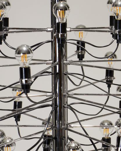 SUSPENSION '2097' EN MÉTAL, GINO SARFATTI, 1960s