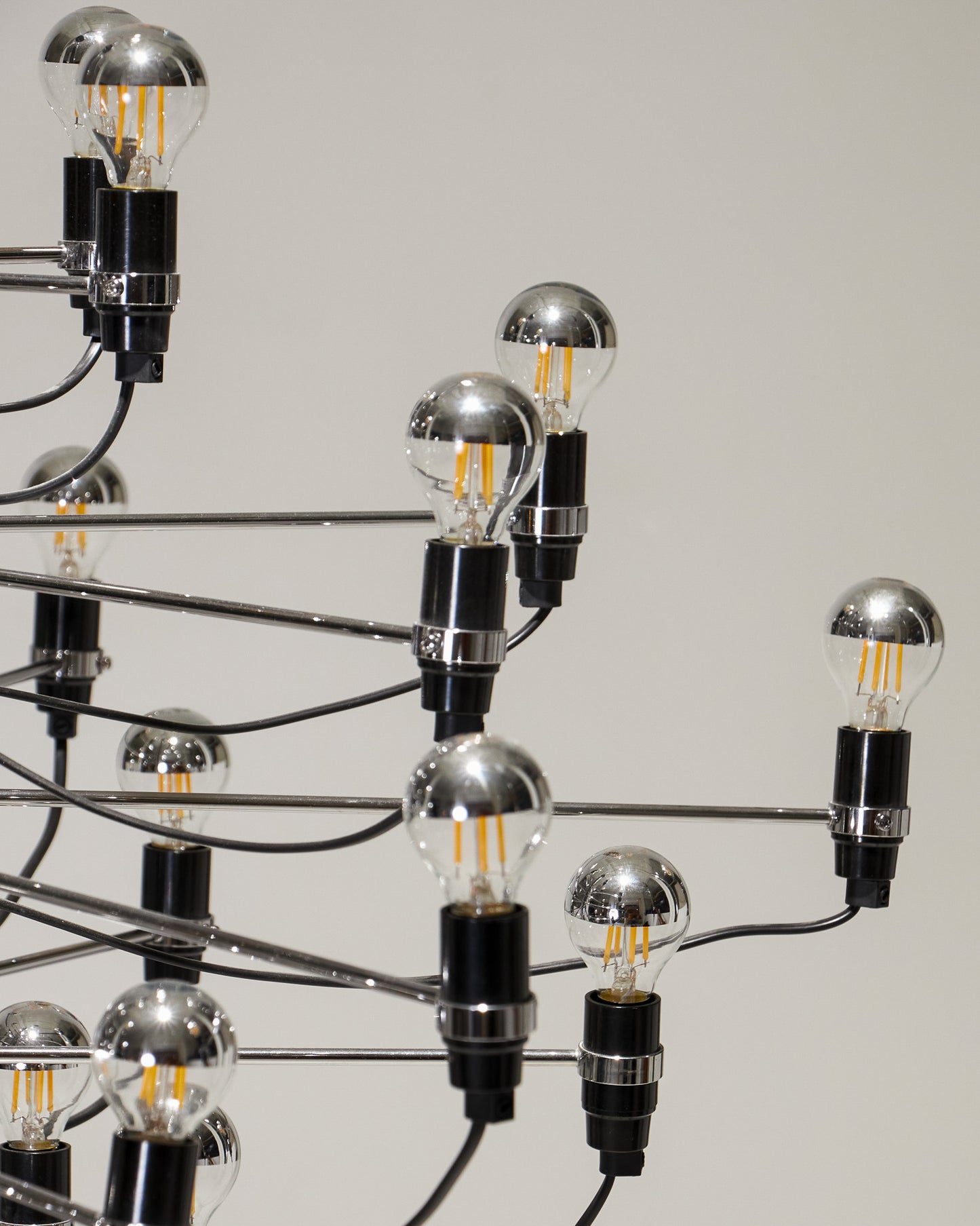 SUSPENSION '2097' EN MÉTAL, GINO SARFATTI, 1960s