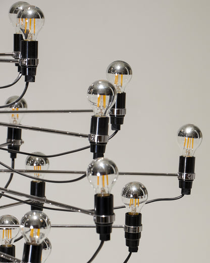 SUSPENSION '2097' EN MÉTAL, GINO SARFATTI, 1960s