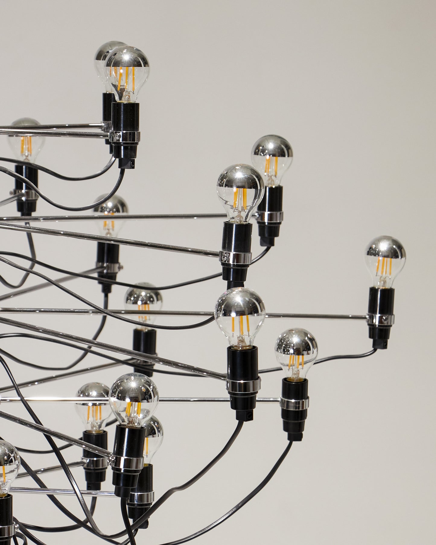 SUSPENSION '2097' EN MÉTAL, GINO SARFATTI, 1960s