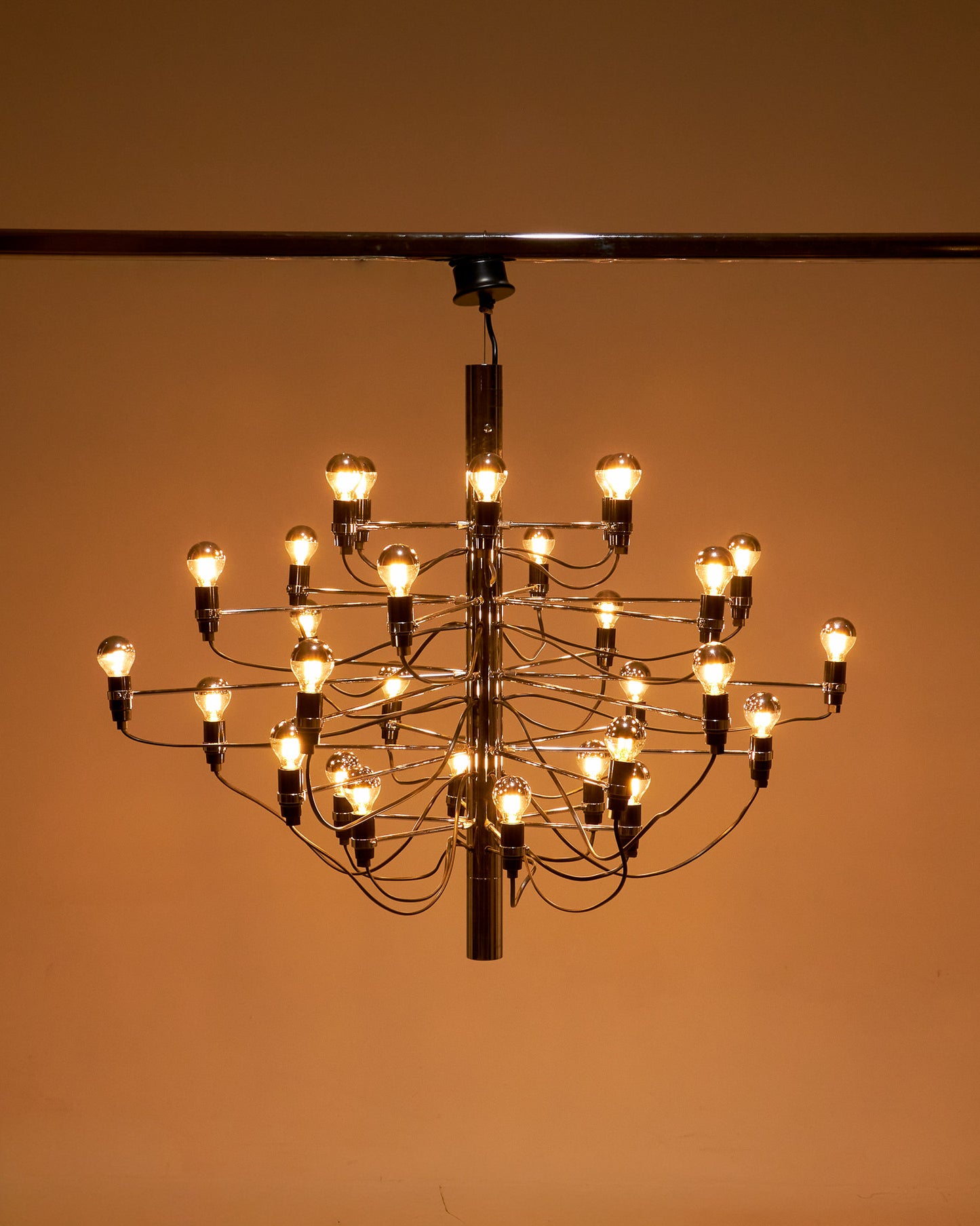 SUSPENSION '2097' EN MÉTAL, GINO SARFATTI, 1960s