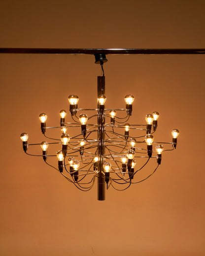 SUSPENSION '2097' EN MÉTAL, GINO SARFATTI, 1960s