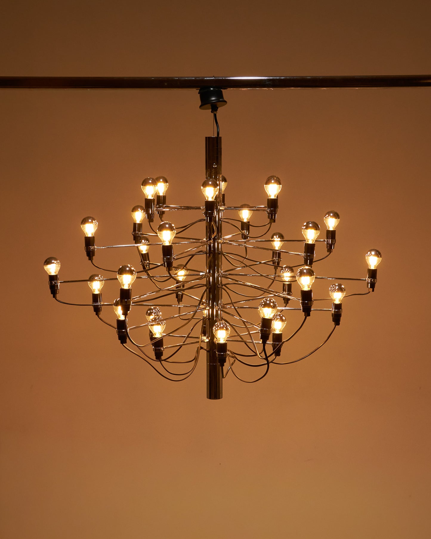 SUSPENSION '2097' EN MÉTAL, GINO SARFATTI, 1960s