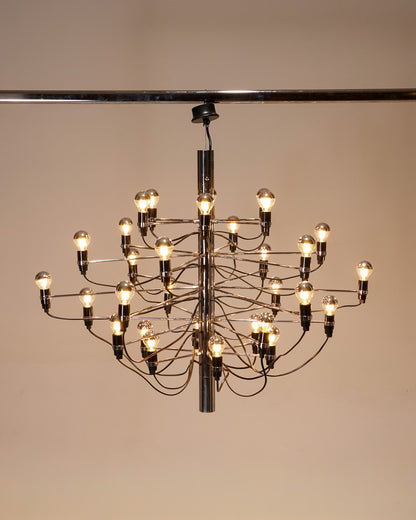 SUSPENSION '2097' EN MÉTAL, GINO SARFATTI, 1960s