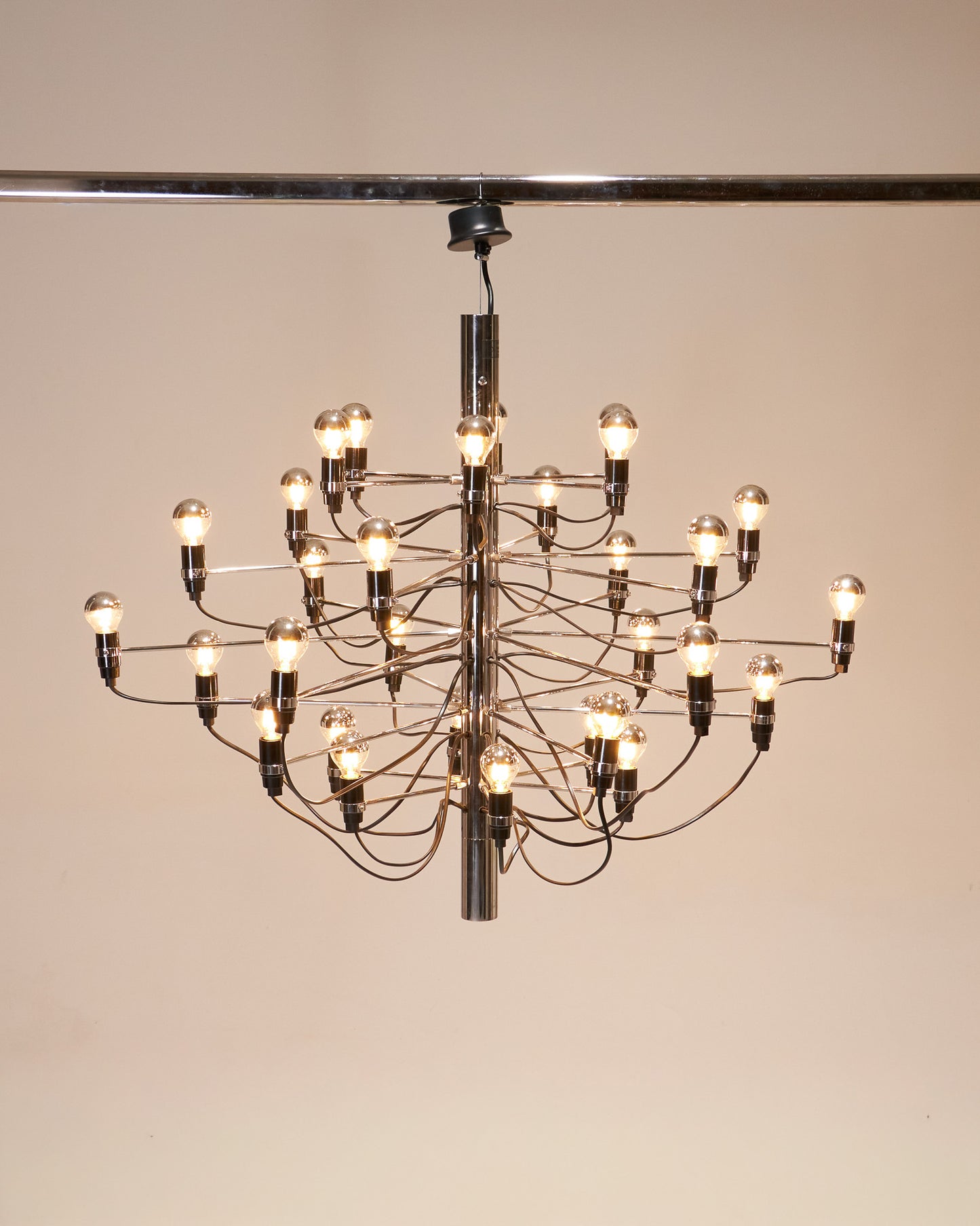 SUSPENSION '2097' EN MÉTAL, GINO SARFATTI, 1960s