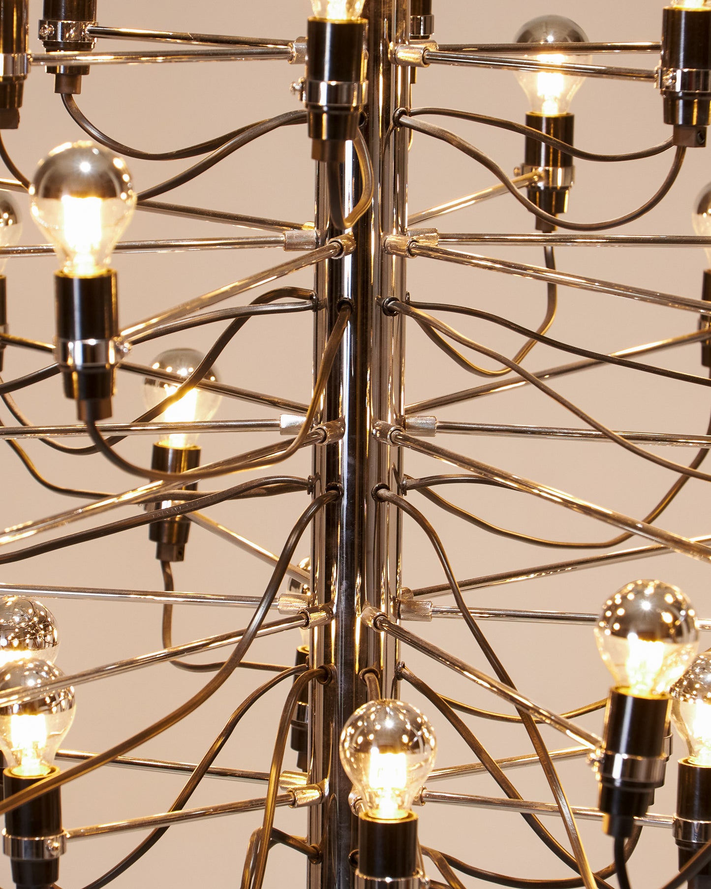 SUSPENSION '2097' EN MÉTAL, GINO SARFATTI, 1960s