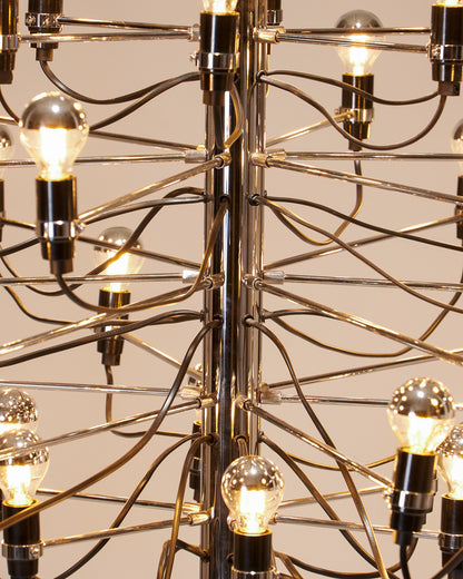 SUSPENSION '2097' EN MÉTAL, GINO SARFATTI, 1960s