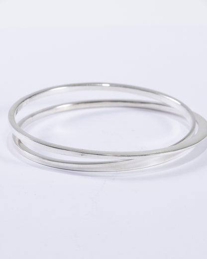 BRACELET "DOUBLE CROISÉ" EN ARGENT 950