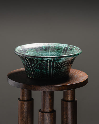 CORBEILLE EN FAÏENCE, ROBERT PICAULT, 1950s