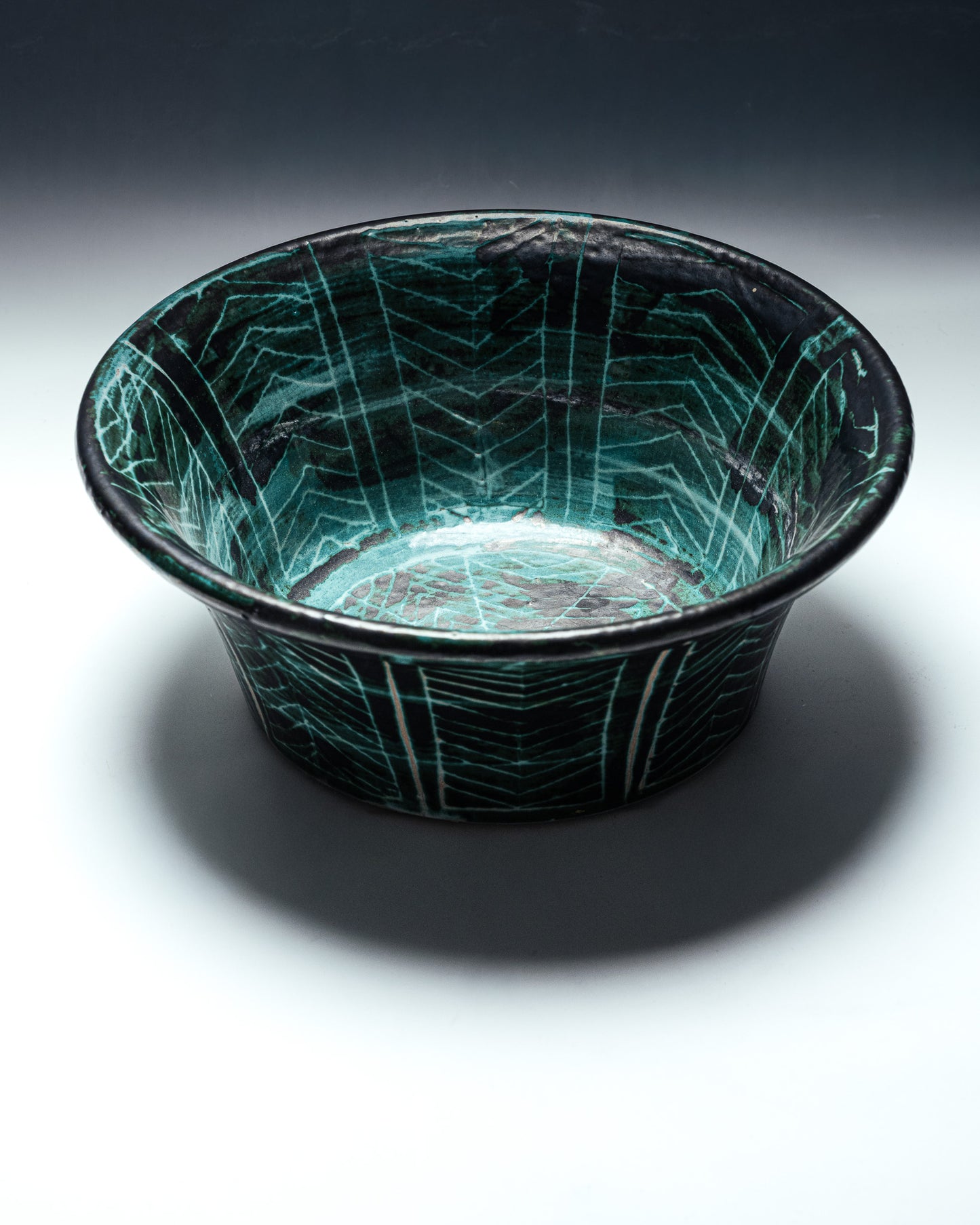 CORBEILLE EN FAÏENCE, ROBERT PICAULT, 1950s