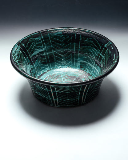 CORBEILLE EN FAÏENCE, ROBERT PICAULT, 1950s