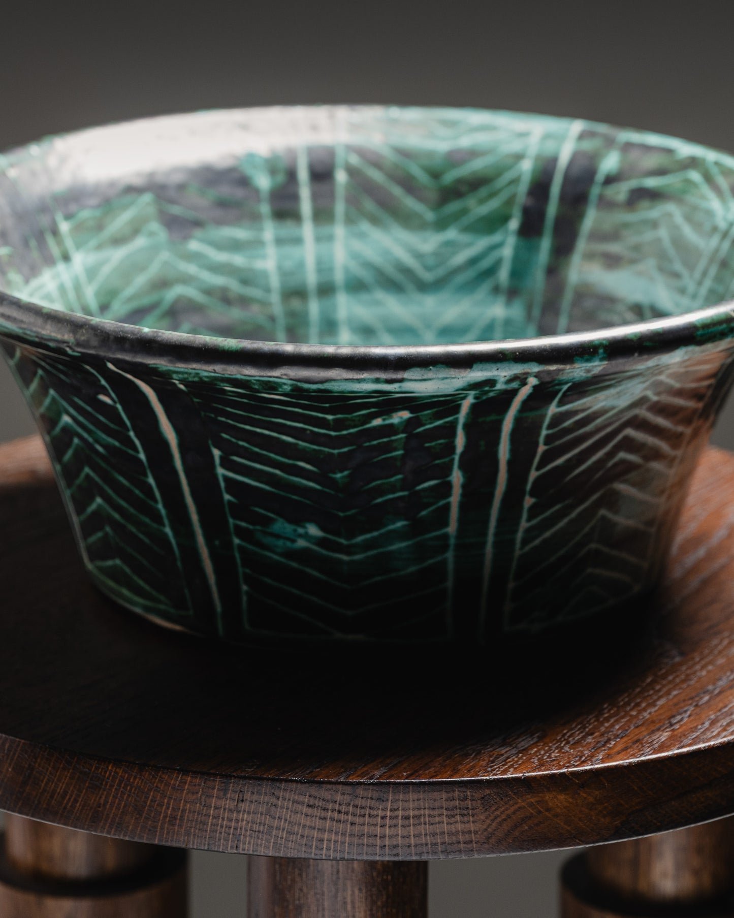 CORBEILLE EN FAÏENCE, ROBERT PICAULT, 1950s