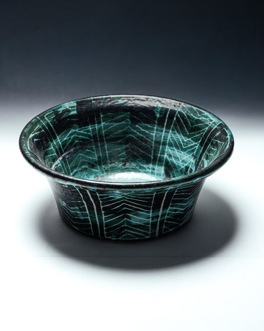 CORBEILLE EN FAÏENCE, ROBERT PICAULT, 1950s